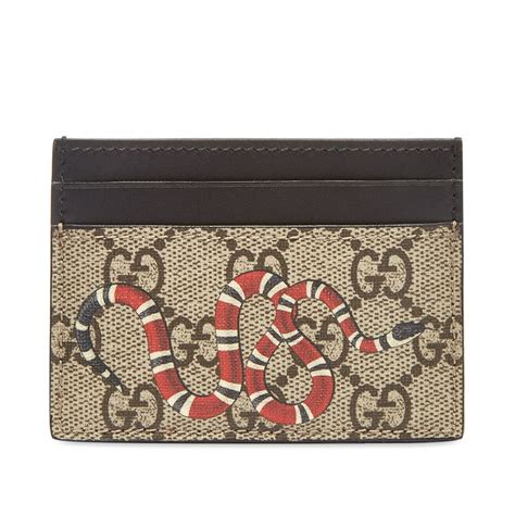 gucci snake card holder replica|card holder money clip gucci.